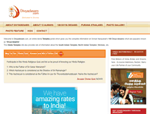 Tablet Screenshot of divyadesam.com
